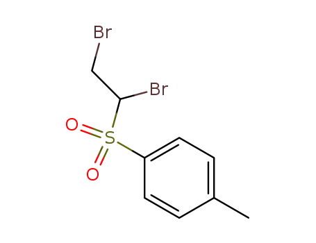 Molecular Structure of 59336-76-4 (Benzene, 1-[(1,2-dibromoethyl)sulfonyl]-4-methyl-)