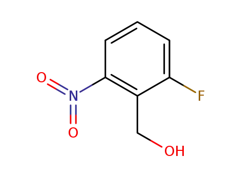 Molecular Structure of 1643-60-3 ((2-Fluoro-6-nitrophenyl)methanol)