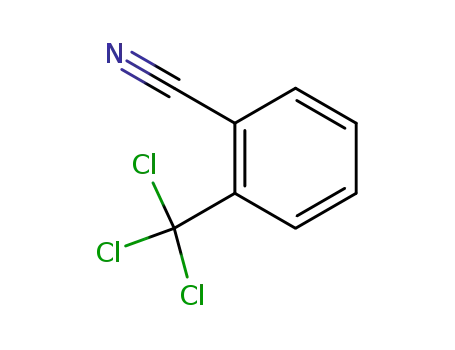 Molecular Structure of 2635-68-9 (2-(TRICHLOROMETHYL)BENZONITRILE)