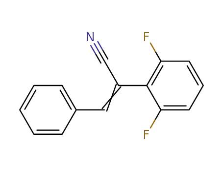 Molecular Structure of 2647-31-6 (2-(2,6-difluorophenyl)-3-phenylprop-2-enenitrile)