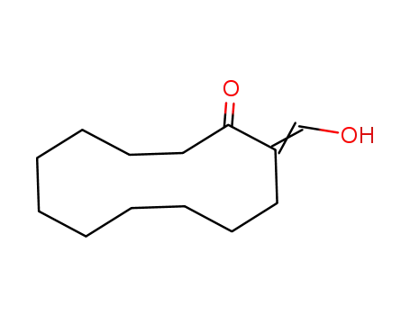 Molecular Structure of 949-07-5 (Cyclododecanone, 2-(hydroxymethylene)-)