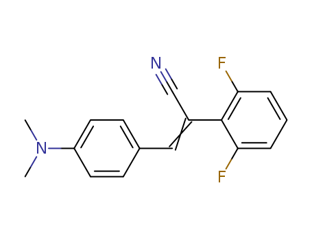 Benzeneacetonitrile, a-[[4-(dimethylamino)phenyl]methylene]-2,6-difluoro- cas  1525-46-8