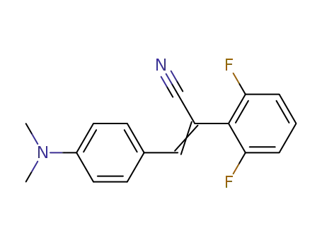 Molecular Structure of 1525-46-8 (2-(2,6-difluorophenyl)-3-[4-(dimethylamino)phenyl]prop-2-enenitrile)