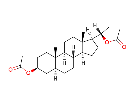 Molecular Structure of 6170-08-7 (ALLOPREGNAN-3beta,20alpha-DIOL DIACETATE)