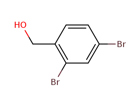 Molecular Structure of 666747-06-4 (2,4-Dibromobenzyl Alcohol)