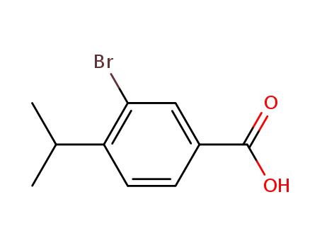 Molecular Structure of 99070-17-4 (3-bromo-4-isopropylbenzoic acid)