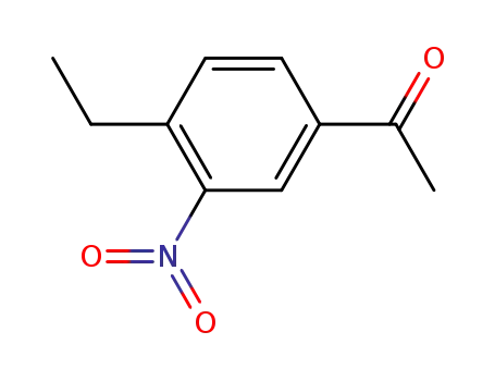 Molecular Structure of 103203-47-0 (1-(4-ethyl-3-nitrophenyl)ethanone)