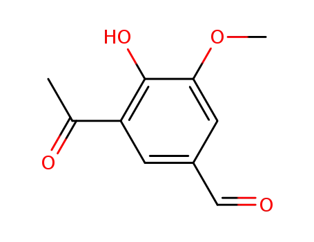 Benzaldehyde, 3-acetyl-4-hydroxy-5-methoxy-