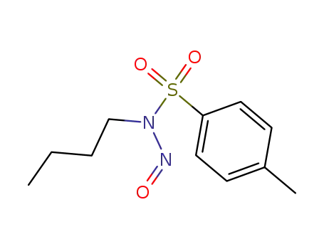 Molecular Structure of 5457-56-7 (N-butyl-4-methyl-N-nitrosobenzenesulfonamide)