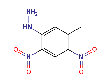 Molecular Structure of 5267-23-2 (Hydrazine, (5-methyl-2,4-dinitrophenyl)-)