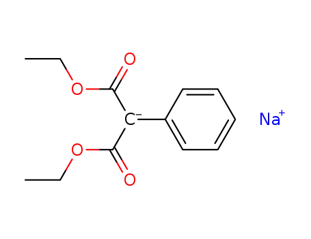 Propanedioic acid, phenyl-, diethyl ester, ion(1-), sodium