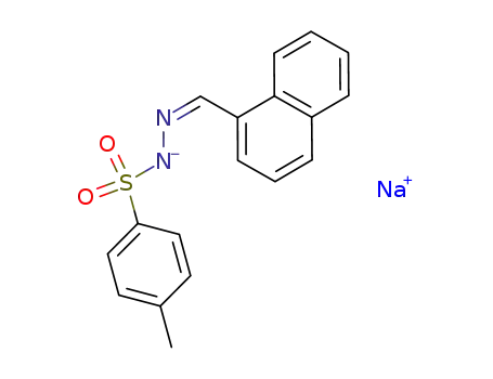 Benzenesulfonic acid, 4-methyl-, (1-naphthalenylmethylene)hydrazide,
sodium salt