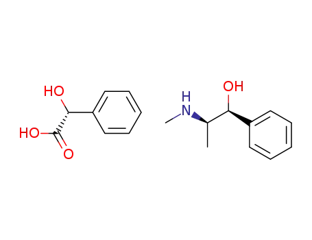 (R)-Glycolic acid, compound with (S-(R,S))-2-(methylamino)-1-phenylpropanol(1:1)