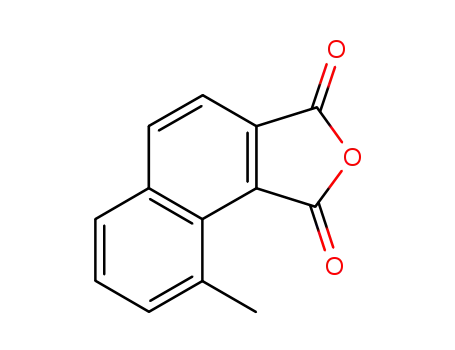 Molecular Structure of 111013-07-1 (Naphtho[1,2-c]furan-1,3-dione, 9-methyl- (9CI))