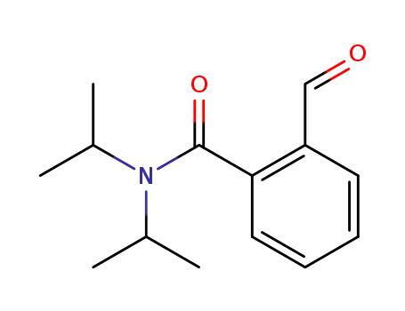 Molecular Structure of 103258-06-6 (Benzamide, 2-formyl-N,N-bis(1-methylethyl)-)
