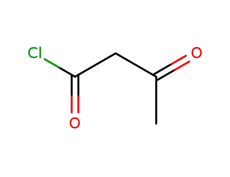 Molecular Structure of 39098-85-6 (3-Oxobutanoyl chloride)