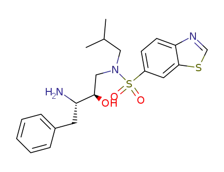 6-Benzothiazolesulfonamide,
N-[(2R,3S)-3-amino-2-hydroxy-4-phenylbutyl]-N-(2-methylpropyl)-