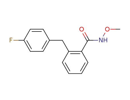 Benzamide, 2-[(4-fluorophenyl)methyl]-N-methoxy-