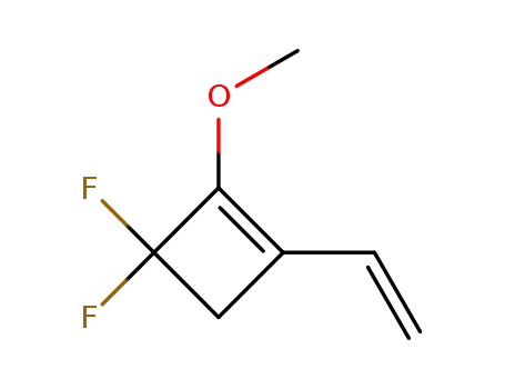 Molecular Structure of 760179-30-4 (Cyclobutene, 1-ethenyl-3,3-difluoro-2-methoxy- (9CI))