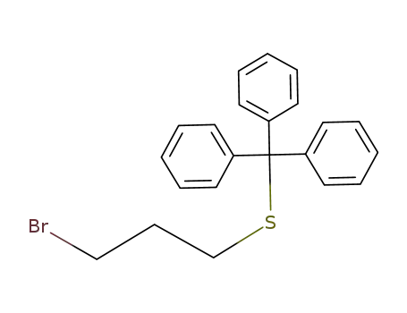 Molecular Structure of 189950-31-0 (Benzene, 1,1',1''-[[(3-bromopropyl)thio]methylidyne]tris-)