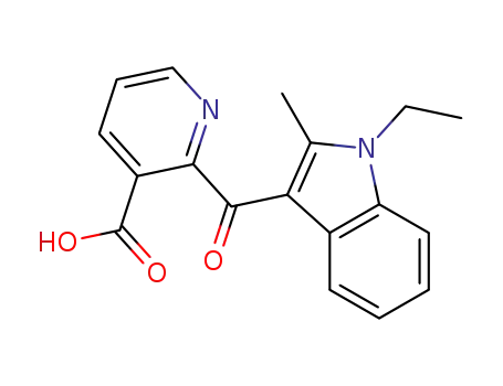 2-[(1-Ethyl-2-methyl-1H-indol-3-yl)carbonyl]-3-pyridinecarboxylic acid