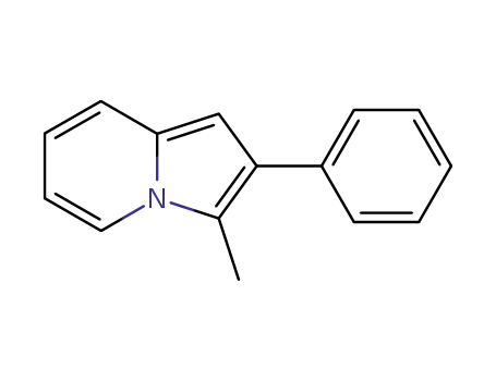 Molecular Structure of 6028-82-6 (Indolizine, 3-methyl-2-phenyl-)