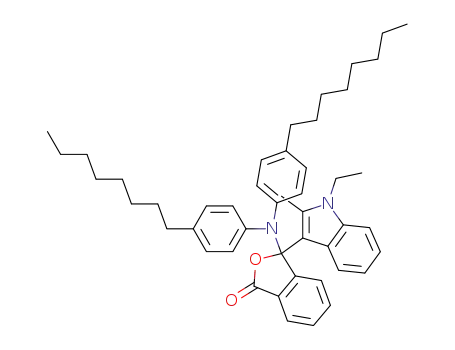 1(3H)-Isobenzofuranone,
3-[bis(4-octylphenyl)amino]-3-(1-ethyl-2-methyl-1H-indol-3-yl)-