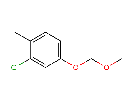 Benzene, 2-chloro-4-(methoxymethoxy)-1-methyl-