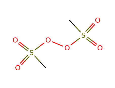 Molecular Structure of 1001-62-3 (Dimethanesulfonyl peroroxyde)