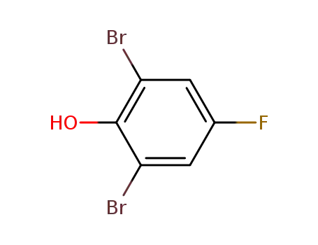 Molecular Structure of 344-20-7 (2,6-DIBROMO-4-FLUOROPHENOL)