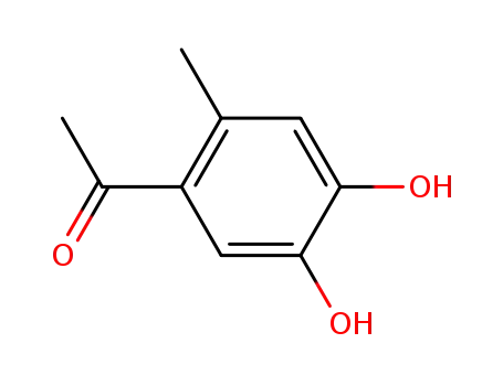 Molecular Structure of 18087-17-7 (4,5-DIHYDROXY-2-METHYL ACETOPHENONE)