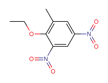 Molecular Structure of 29507-41-3 (Benzene, 2-ethoxy-1-methyl-3,5-dinitro-)