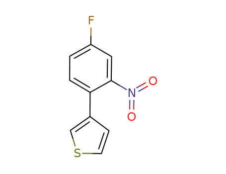 3-(4-fluoro-2-nitrophenyl)thiophene