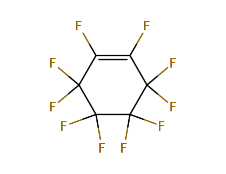Molecular Structure of 355-75-9 (Decafluorocyclohexene)