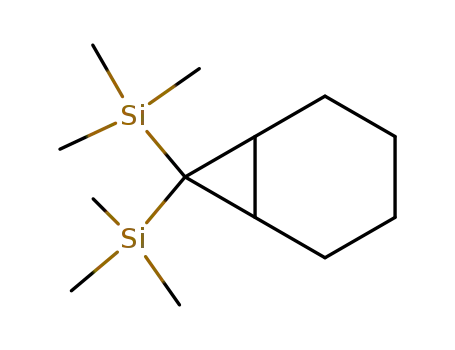 Molecular Structure of 56431-99-3 (Silane, bicyclo[4.1.0]hept-7-ylidenebis[trimethyl-)