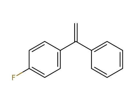 Molecular Structure of 395-21-1 (1-fluoro-4-(1-phenylethenyl)benzene)