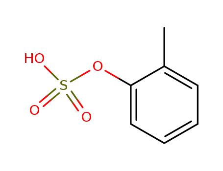 Molecular Structure of 3233-56-5 (Sulfuric acid, mono(2-methylphenyl) ester)