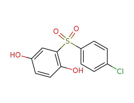 2-[(4-chlorophenyl)sulfonyl]benzene-1,4-diol