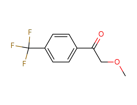 Molecular Structure of 26771-69-7 (2-Methoxy-1-(4'-trifluoromethyl)phenylethanone)