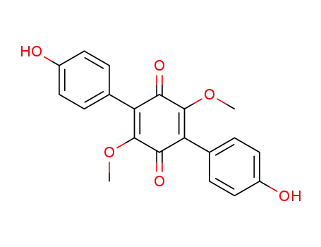 2,5-Bis(4-hydroxyphenyl)-3,6-dimethoxy-1,4-benzoquinone