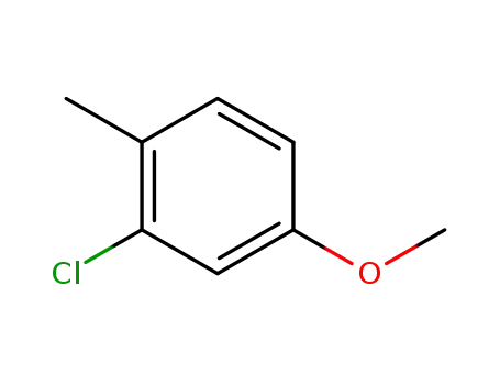 Molecular Structure of 54788-38-4 (2-Chloro-4-methoxy-1-methylbenzene)