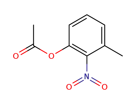 Molecular Structure of 5345-39-1 (3-methyl-2-nitrophenyl acetate)