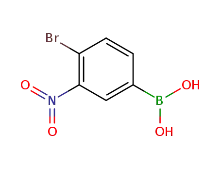 Molecular Structure of 74386-13-3 (4-BROMO-3-NITROPHENYLBORONIC ACID)