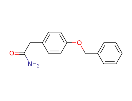Molecular Structure of 84199-13-3 (Benzeneacetamide, 4-(phenylmethoxy)-)