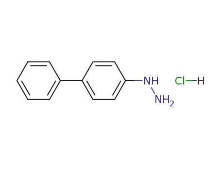 Molecular Structure of 63543-02-2 (Hydrazine, (4-biphenylyl)-, hydrochloride)