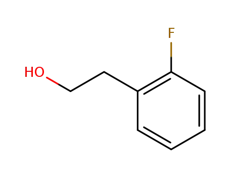 Molecular Structure of 50919-06-7 (2-Fluorophenethyl alcohol)