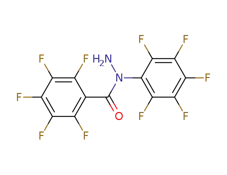 Molecular Structure of 112086-94-9 (Benzoic acid, pentafluoro-, 1-(pentafluorophenyl)hydrazide)