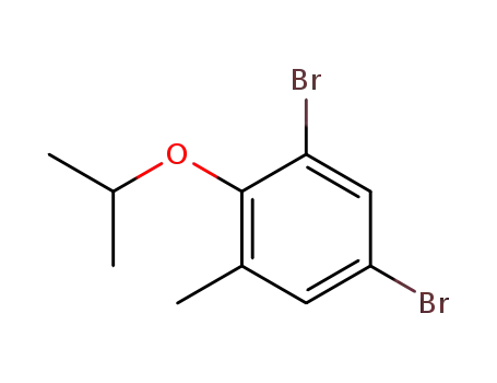 Molecular Structure of 95717-64-9 (Benzene, 1,5-dibromo-3-methyl-2-(1-methylethoxy)-)