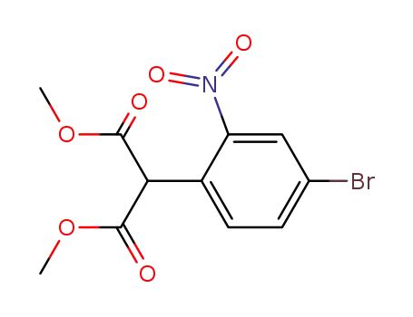 Propanedioic acid, (4-bromo-2-nitrophenyl)-, dimethyl ester