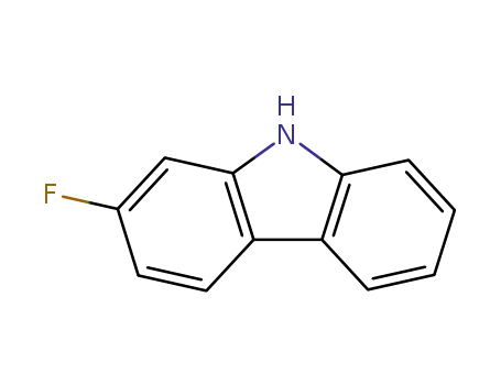 Molecular Structure of 391-53-7 (2-FLUORO-9H-CARBAZOLE)